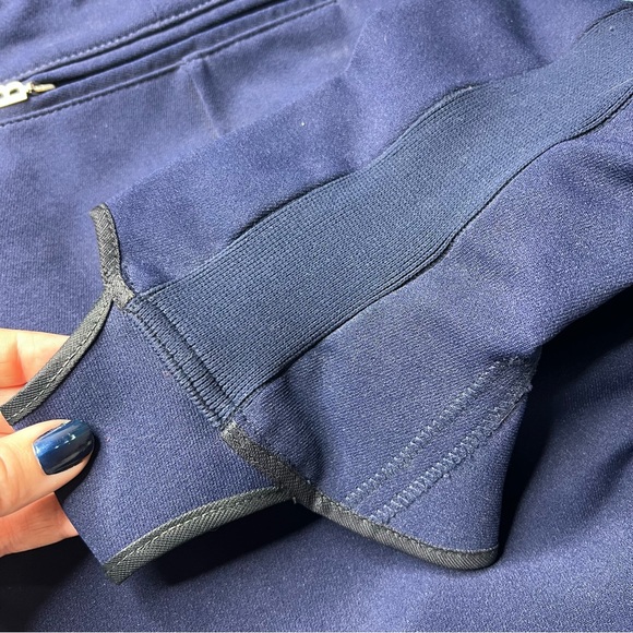 Vintage Bogner West Germany Wool Blend Olympic Stirrup Ski Pants in Navy Blue - Picture 10 of 11